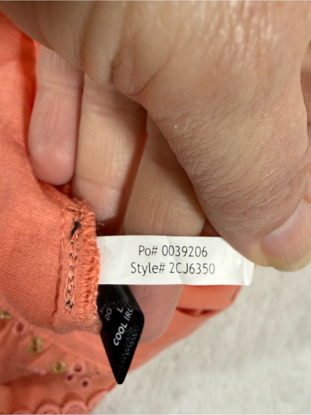 Boston Proper Coral Metallic Embroidered Eyelet Coquette Boho Resort Maxi XL - Picture 9 of 13